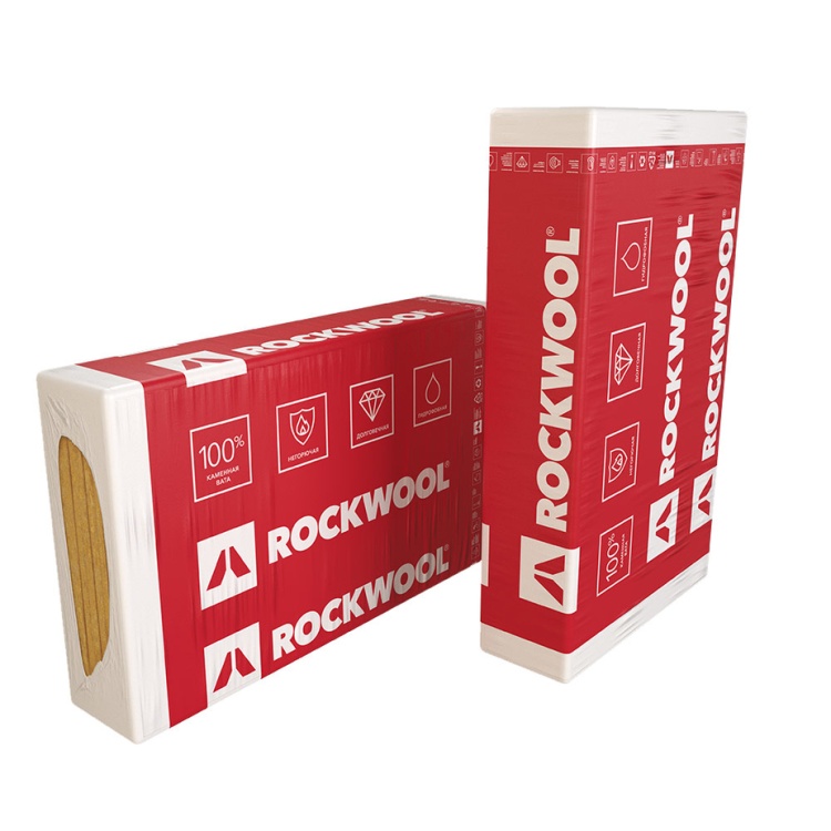 Утеплитель Rockwool Фасад Баттс Экстра 1000х600х150 мм, 2 шт. уп