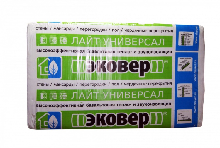 Утеплитель Эковер Лайт 35 1000х600х100 мм, 6 шт. уп