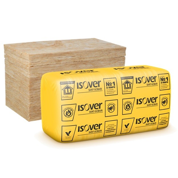 Утеплитель Изовер Звукозащита 1170х610х100 мм, 10 шт. уп