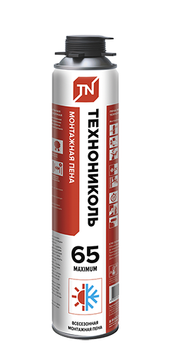 Пена монтажная ТЕХНОНИКОЛЬ 65 CONSTANT зимняя, 1000мл