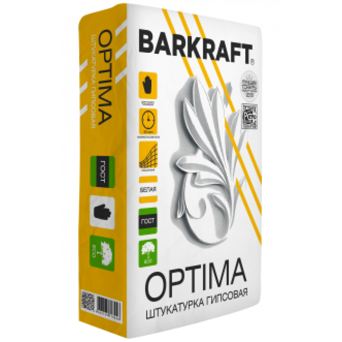 Гипсовая штукатурка OPTIMA BARKRAFT, 30кг