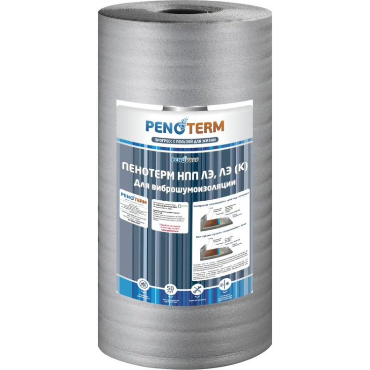 Вспененный полиэтилен Пенотерм НПП ЛЭ (Э) 11х1300х41
