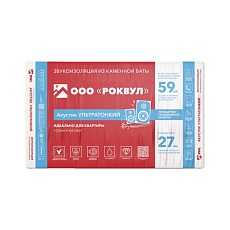 Rockwool Акустик Баттс (GBI) (1000*600*50) 12п/0,36м3/7,2м2/16пач.под