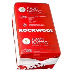 Rockwool Лайт Баттс (1000*600*70) 8п/4,8м2/0,336м3